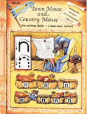 Town Mouse and Country Mouse Pre-writing, Lower-case Letters