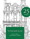 Townhouse Coloring Booklet