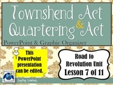 Townshend Act - Quartering Act