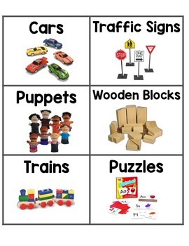 toy bin labels by pre k resources teachers pay teachers