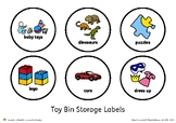 Toy Bin Labels Playroom Label Toy Storage Box