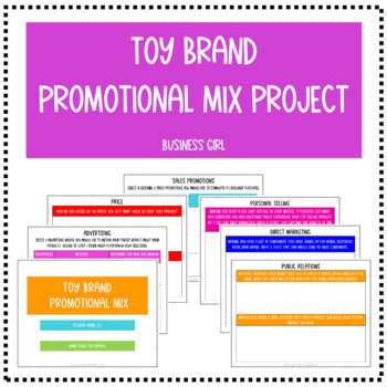 Preview of Toy Brand Promotional Mix Project