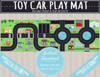 Preview of Toy Car Play Mat