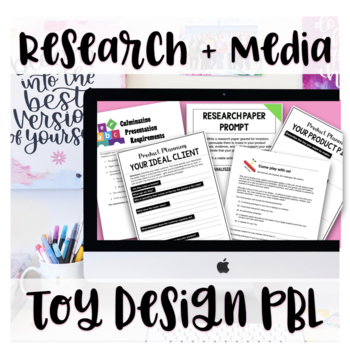 Preview of Advertising & Research Writing Project-Based (PBL) Toy Unit