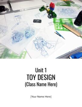 Preview of Toy Design Digital Notebook (Makerspace, Engineering, 3D Design)