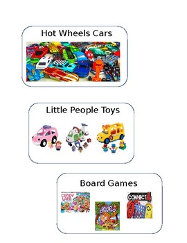 Toy Labels for the Elementary Classroom by Early Elementary Emporium