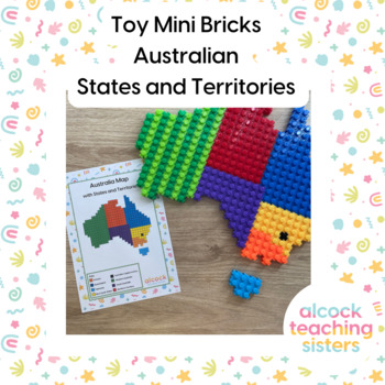 Preview of Toy Mini Bricks - Australian States and Territories
