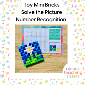 Preview of Toy Mini Bricks - Solve the Picture - 1-10 and 11-20