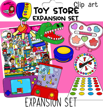 Preview of Toy Store clip art- expansion set