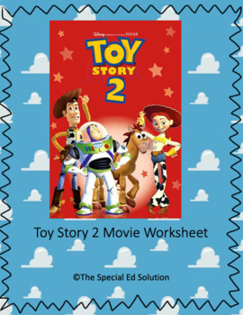 Preview of Toy Story 2 Movie Worksheet