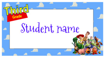 toy story name tags