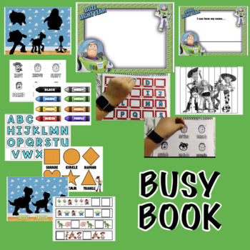 Preview of Toy Story Busy Book