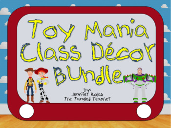 Preview of Toy Story Theme Classroom Decor Set