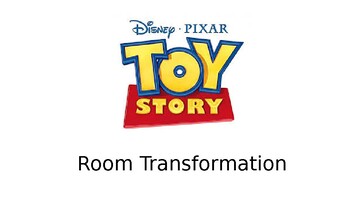 Preview of Toy Story Room Transformation ELA and Math Review Content
