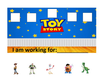 Preview of Toy Story Token Board