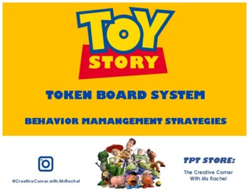 Preview of Toy Story Token Board System - Behavior Management Strategies