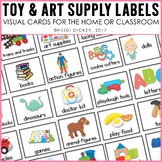 Toy and Art Supplies Labels for the Playroom or Classroom