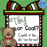 Toy or Coal? {High Do Interactive Game}
