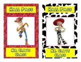 Toys 4 theme Hall Passes Fully Editable with Microsoft Publisher