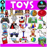 Toys A to Z | Alphabet Clip Art Set {Educlips Clipart}