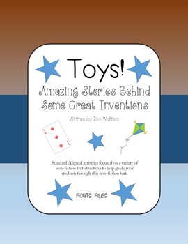 Preview of Toys! Amazing Stories Behind Some Great Inventions Non-Fiction Book Study