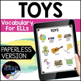 Toys Digital ESL Vocabulary Unit: Toys Vocabulary ESL Newc