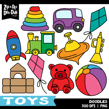 Art Supplies Doodles Clipart Set {Zip-A-Dee-Doo-Dah Designs}