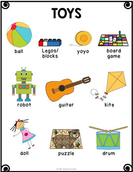 toys vocabulary activities for beginning ells by raise the bar reading