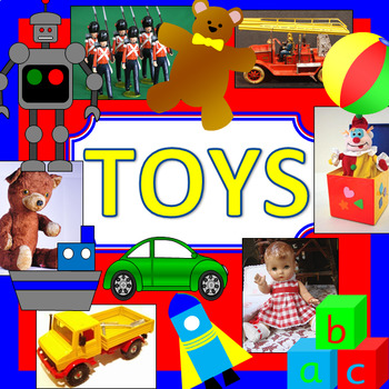 Preview of Toys topic pack -old and new toys, history PLUS toy shop role play