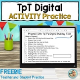 TpT Digital Overlay Practice Activity | FREE