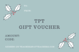 TpT Gift Certificate
