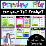 TpT Product - Preview File TEMPLATE