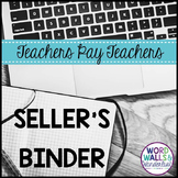 TpT Sellers Binder - Social Media and Financial Tracking