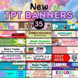 TpT Store Banners - Quote Box, Leaderboard, and Vertical Column