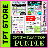 TpT Store Optimization Kit Bundle - Banners, Covers, Previ