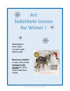 Art Sub Binder • Elementary Art Sub Lesson Plans • For Emergency Substitutes