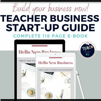 Preview of Tpt Seller - Complete Start Up Guide For Your New Teacher Business