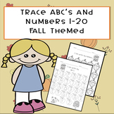Fall Numbers 1-20/Trace ABC's