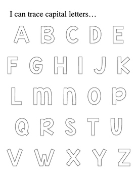 trace capital and lowercase alphabet letters by mswilliamsclass tpt