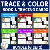 Trace & Color Books + Tracing Cards 