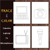 Trace & Color Electronics: Camera/TV/Laptop/Microphone, Dr