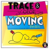 Trace & Color - Moving Bodies {Educlips Resources}