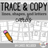 Trace & Copy: Lines, Shapes, and Letters Cards