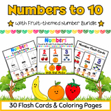 Trace Count & Color to 10 with 30 Printable Fruit Workshee