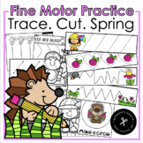 Trace. Cut. Spring Fine Motor Activities