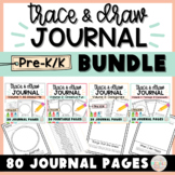 Trace & Draw Journal for Pre-K/Kindergarten Printable Bundle
