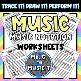 Trace It! Draw It! Perform It! Music Notation BUNDLE