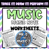 Trace It! Draw It! Perform It! Music Notes BUNDLE