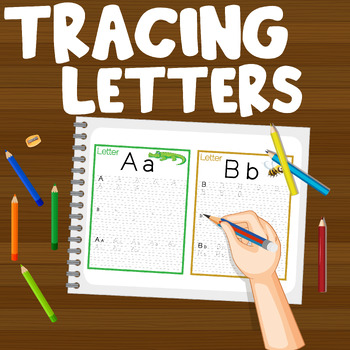 Preview of Trace Letters: Alphabet Handwriting Practice workbook for kids