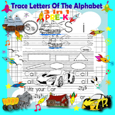 Trace Letters Of The Alphabet and Sight Words: Handwriting